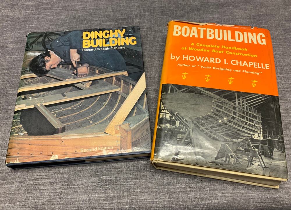 Book Lot - Wooden Boat Building, Dinghy Building Construction - Vintage